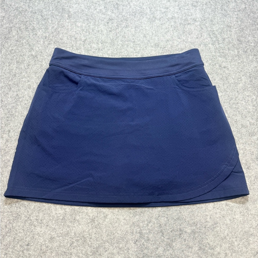 Callaway Golf Skort Women Small Navy Blue Perforated Performance TrueSculpt 16"